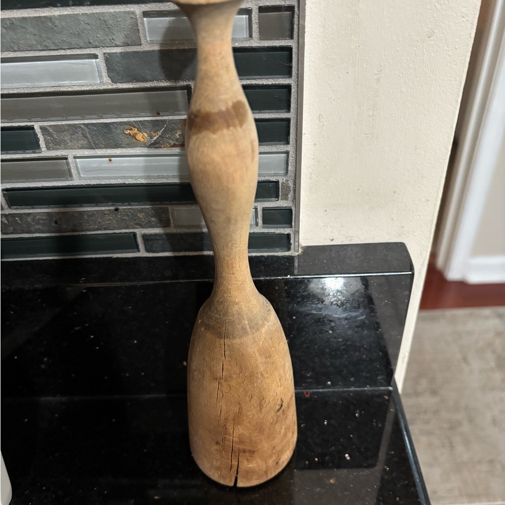 Vintage wood masher